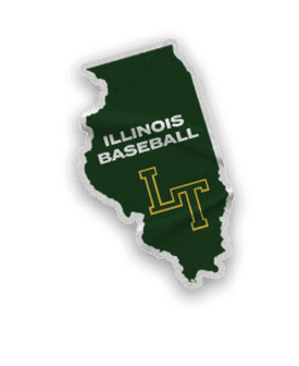 A collection of stickers and magnets featuring the letters LT and a baseball glove. AI generated content