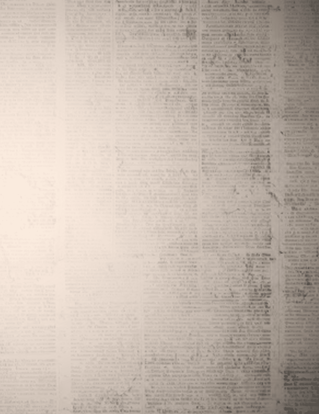 A white wall with a section of text missing. AI generated content