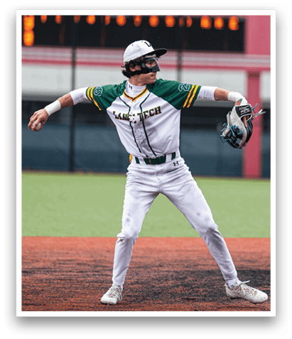 A baseball player in a white uniform is standing on a field, holding a baseball bat and getting ready to swing. AI generated content