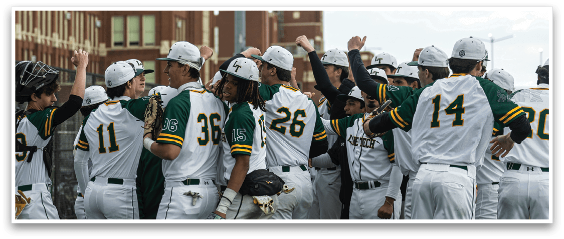 Baseball players hugging each other on the field. AI generated content