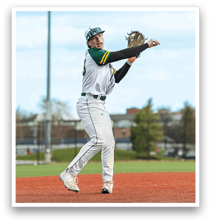 A baseball player in a white uniform is throwing a ball. AI generated content