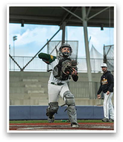 A baseball player in a white uniform is holding a mitt and preparing to catch a ball. AI generated content