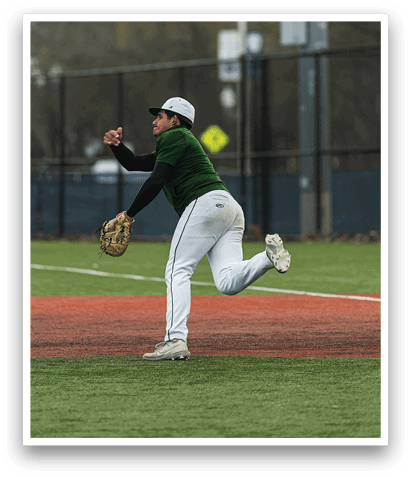 A baseball player is in the process of throwing a ball. AI generated content