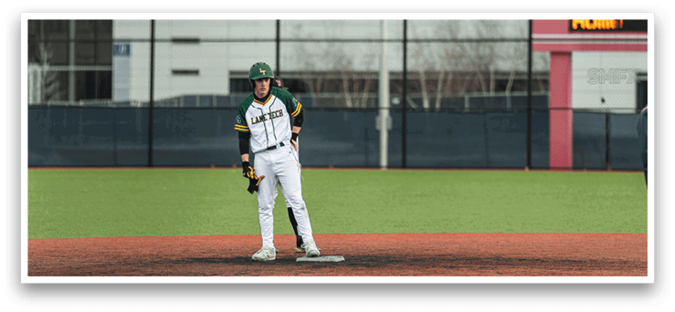 A baseball player stands on the field, holding a baseball bat, and waiting for the pitch. AI generated content