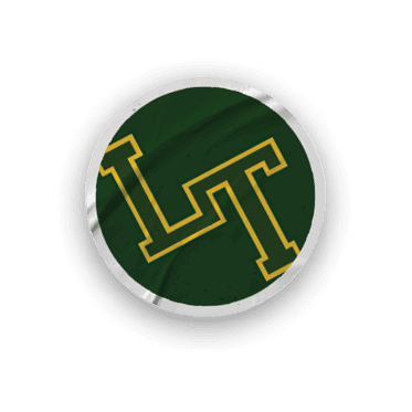 A collection of stickers and magnets featuring the letters LT and a baseball glove. AI generated content