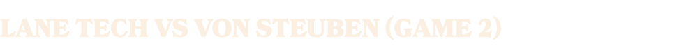LANE TECH vs Von Steuben (Game 2)