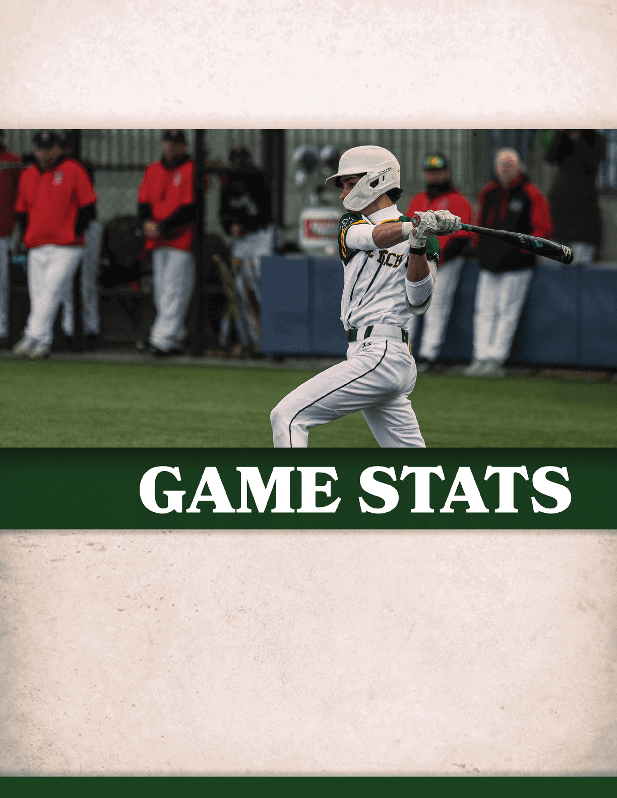 A baseball player is swinging a bat on a field. AI generated content