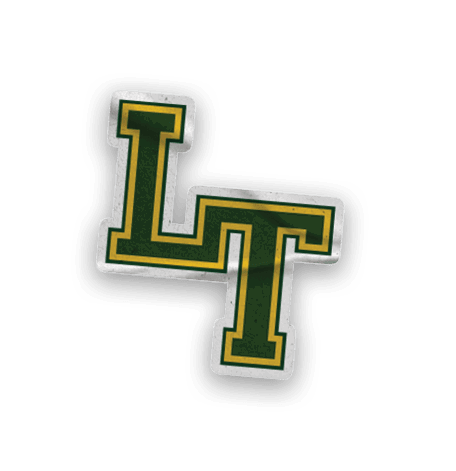 A collection of stickers and magnets featuring the letters LT and a baseball glove. AI generated content