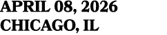APRIL 08, 2026 chicago, IL