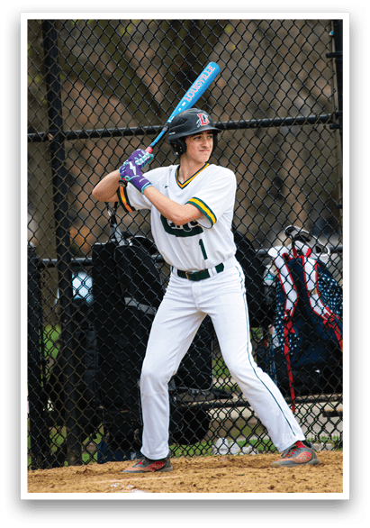 A baseball player wearing a helmet and holding a bat. AI generated content