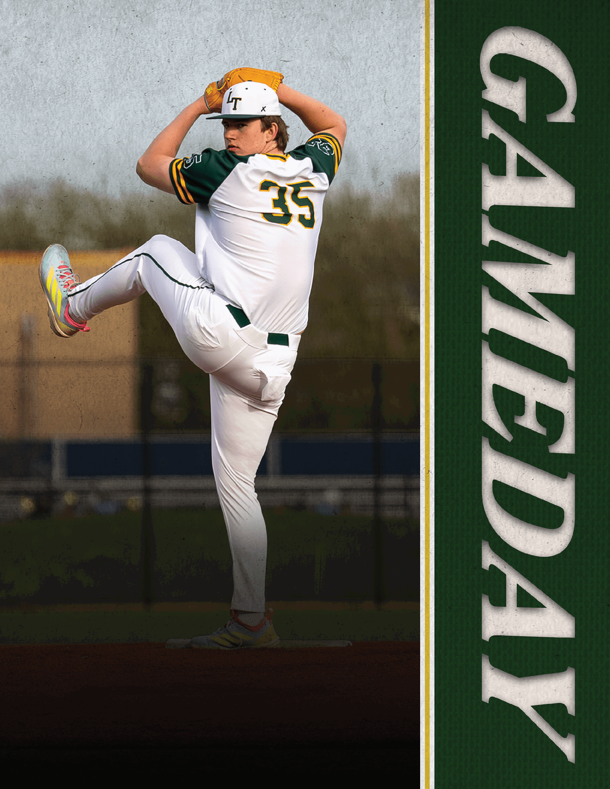 A baseball player in a white uniform is in the process of throwing a pitch. AI generated content