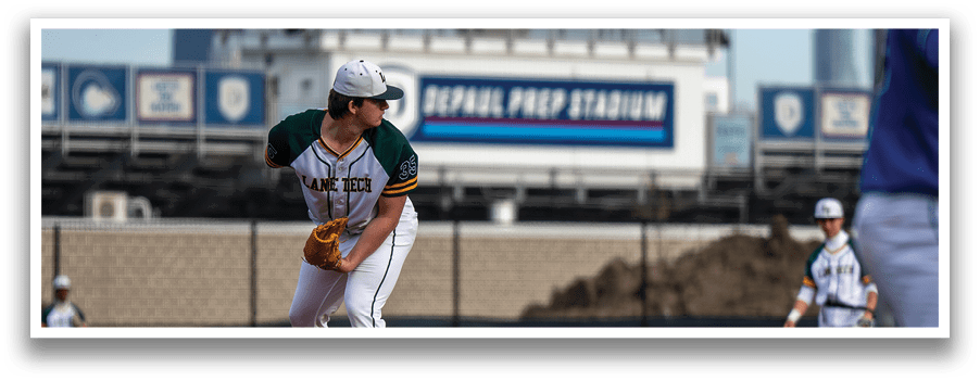 A baseball player in a white uniform is pitching a ball on a field. AI generated content