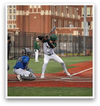 A baseball player is swinging a bat at a ball, with a catcher and an umpire behind him. AI generated content