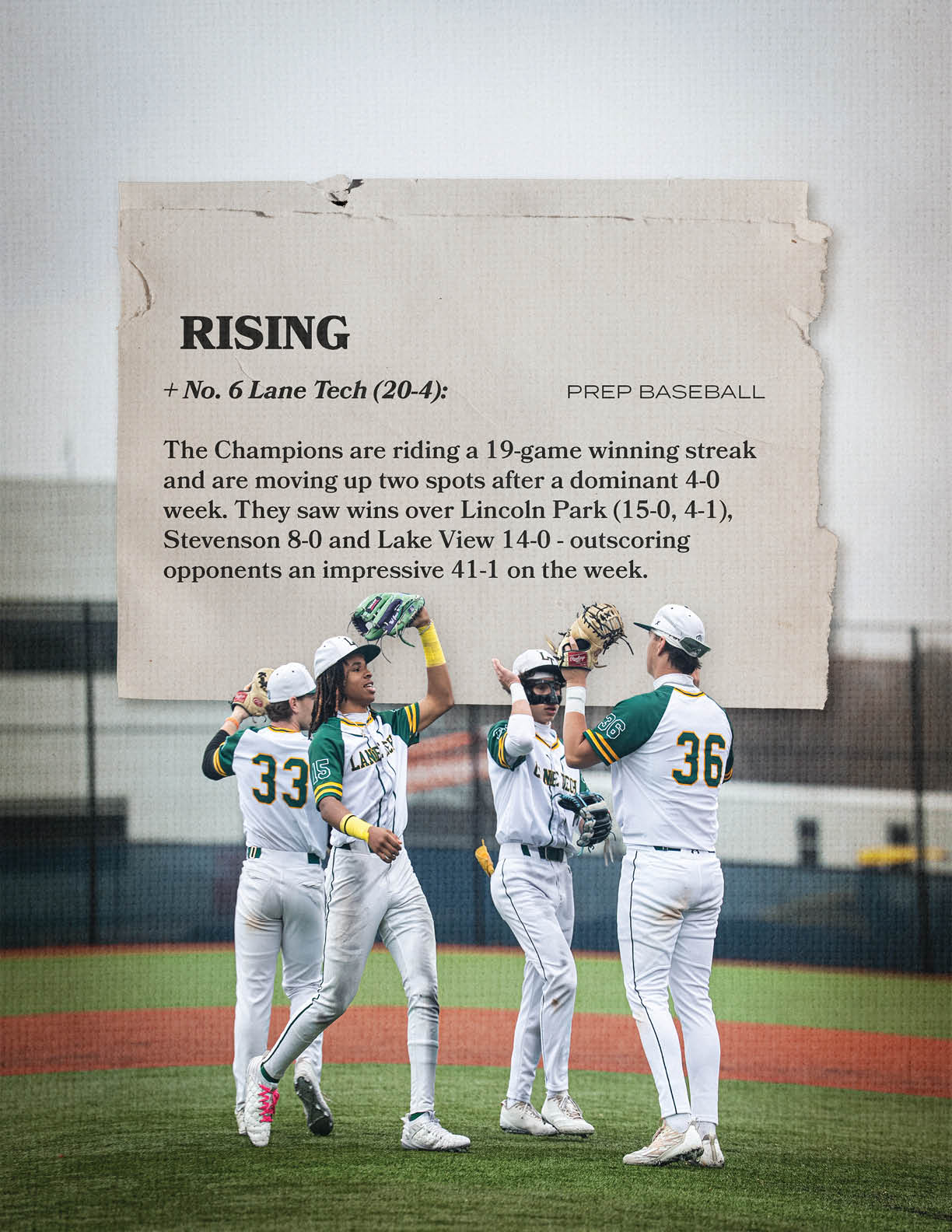A group of baseball players on a field. Description generated by AI