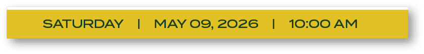 saturday | may 09, 2026 | 10:00 a