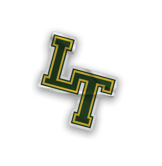 A collection of stickers featuring the letters LT and a baseball glove. AI generated content