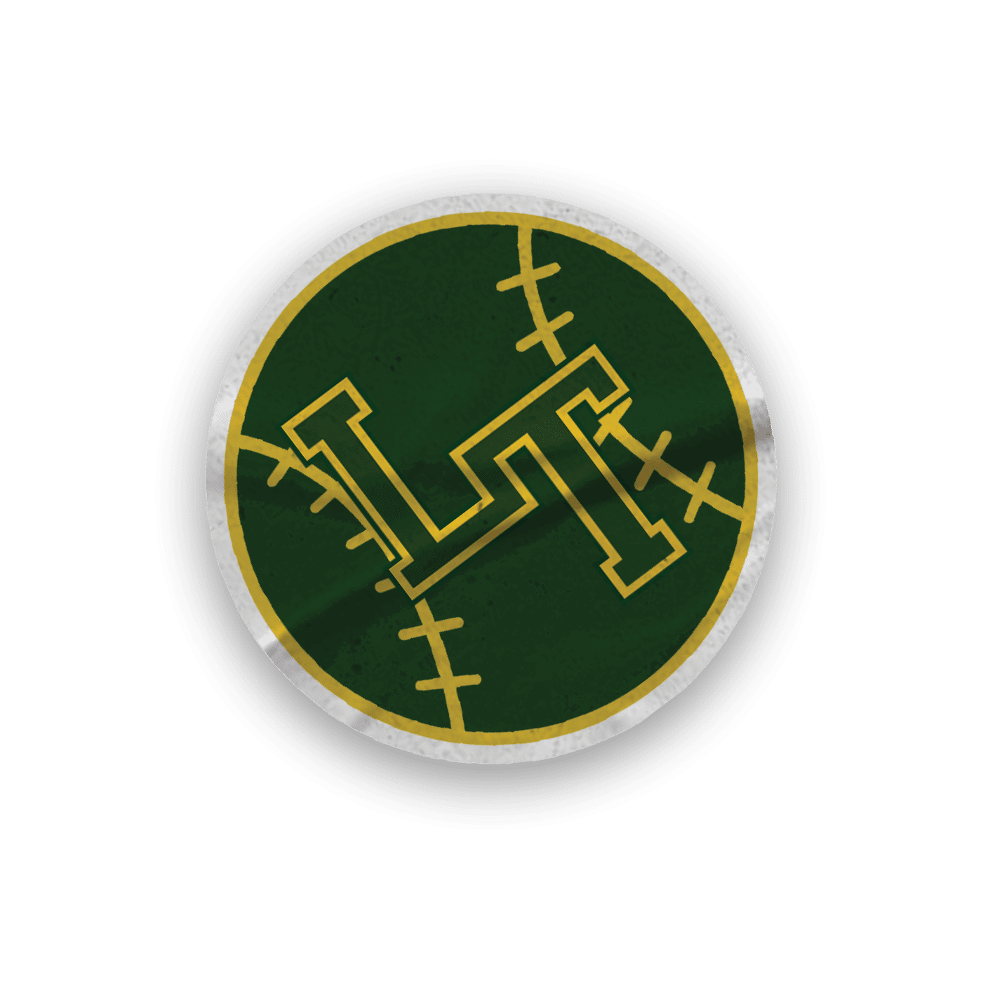 A collection of stickers with the letters LT on them. AI generated content