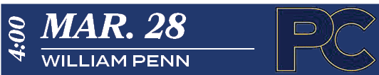 WILLIAM PENN,mar. 28,4:0
