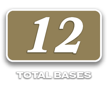 12,TOTAL bases