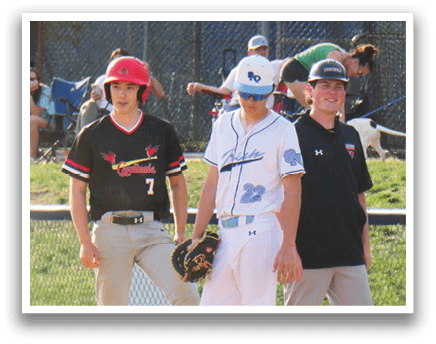 A group of people are playing baseball on a field. AI generated content