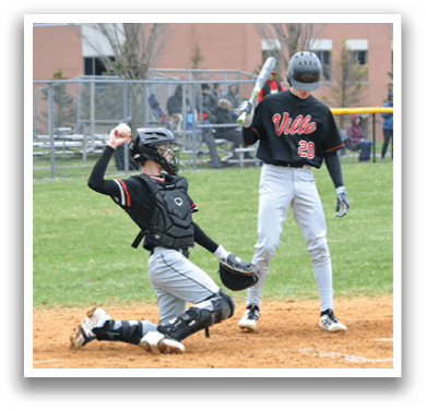 A baseball player slides into home plate. Description generated by AI
