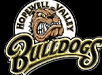 A logo for a sports team called the Hopewell Valley Bulldogs. AI generated content