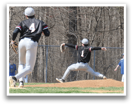 A baseball player is throwing a ball. Description generated by AI