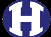 A blue and white logo for a hospital. AI generated content