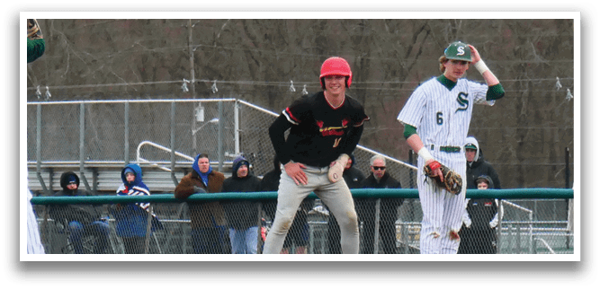 A baseball game is taking place with a batter, catcher, and umpire. Description generated by AI