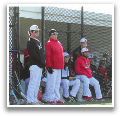 A baseball player is swinging a bat. Description generated by AI