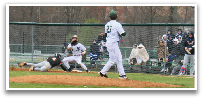 A group of baseball players on a field. Description generated by AI