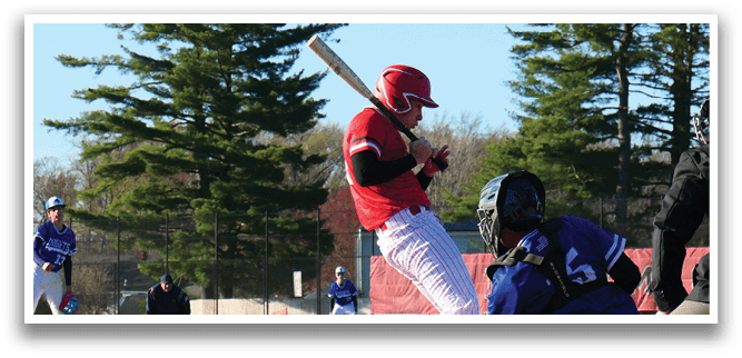 A baseball player is sliding into home base. Description generated by AI
