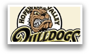 A logo for a bulldog team. Description generated by AI