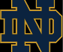 A logo for the University of Notre Dame. AI generated content