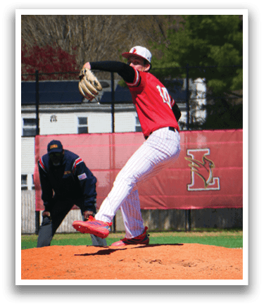 A baseball player is pitching a ball. Description generated by AI