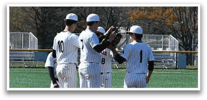 A group of baseball players on a field. Description generated by AI