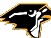 A bird with a yellow beak and black wings. AI generated content