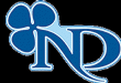 A blue and white logo with a four leaf clover. Description generated by AI