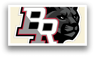 A black and red logo of a bear. Description generated by AI