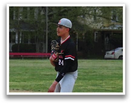 A baseball player with the number 24 on his jersey. Description generated by AI