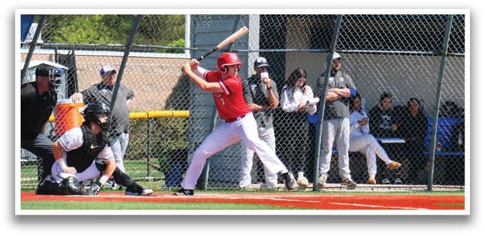 A baseball player is swinging a bat. Description generated by AI