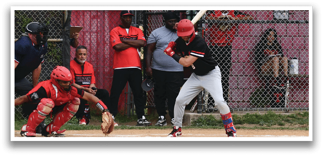 A baseball player is swinging a bat. Description generated by AI