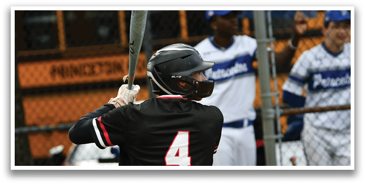 A baseball player is swinging a bat. Description generated by AI