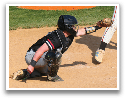 A baseball game is being played on a field. Description generated by AI