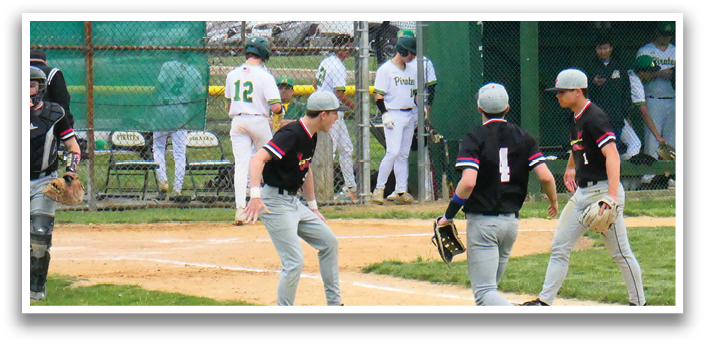 A baseball player is running to a base. Description generated by AI