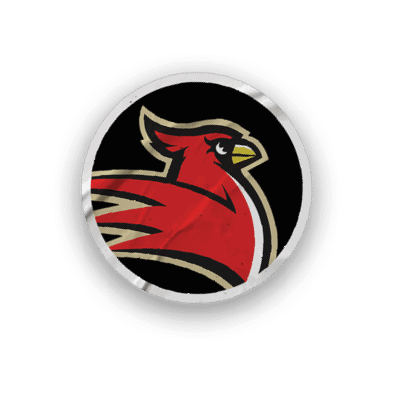 A collection of sports merchandise for the Cardinals. Description generated by AI