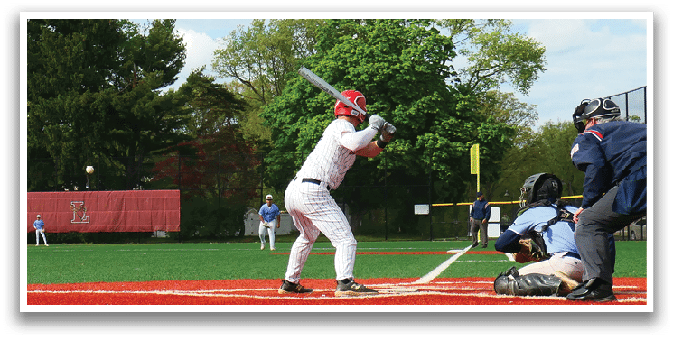A baseball game is taking place with a batter, catcher, and umpire. Description generated by AI