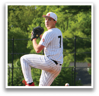 A baseball player is pitching a ball. Description generated by AI