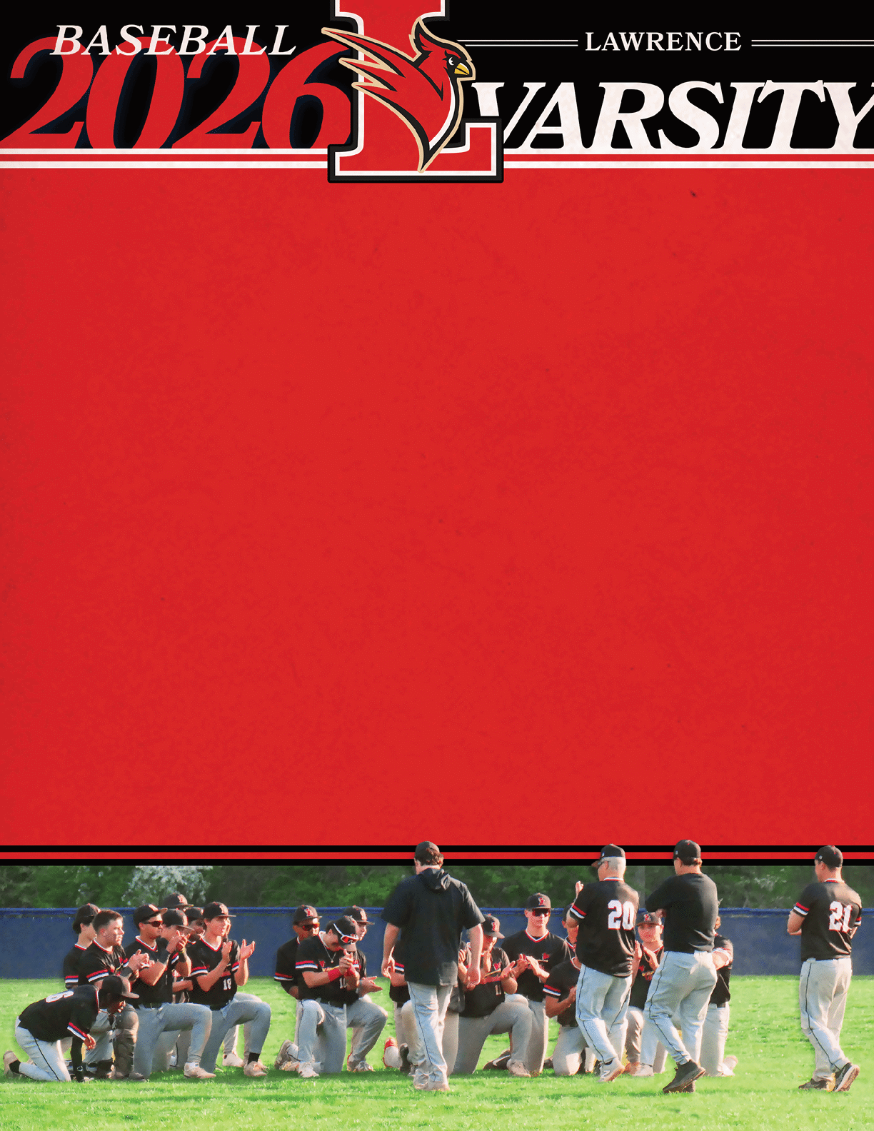 Baseball players huddled together on a field. AI generated content