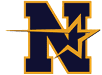 A blue and yellow logo with a star and the letter N. AI generated content